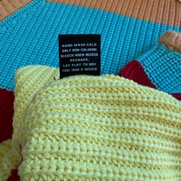 525 America Colorblock Knit Tank Top Summer Colorful Size Medium NWT - Picture 10 of 10